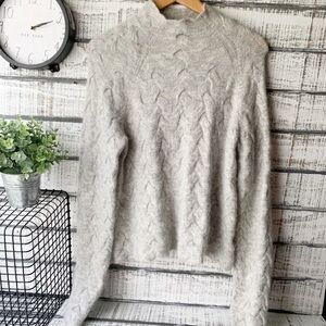 Aritzia Wilfred Mical cable knit sweater